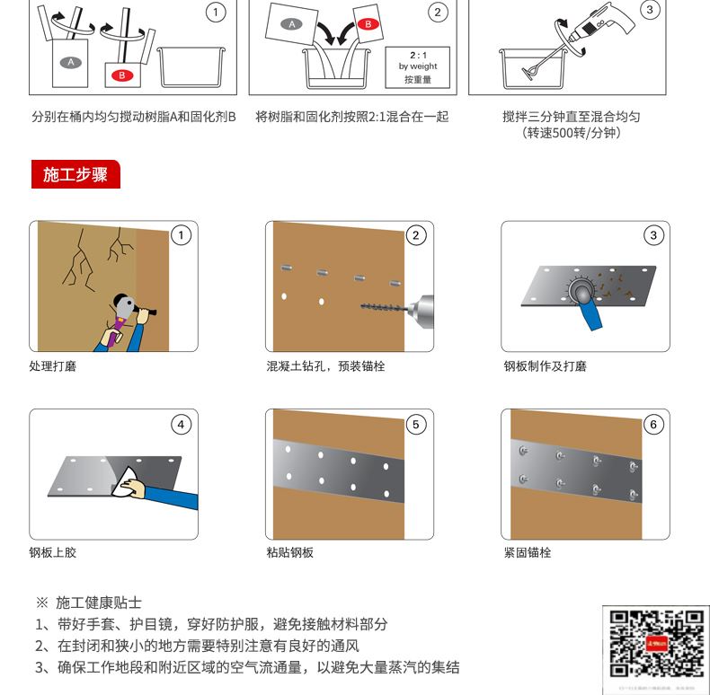 包钢浑源粘钢加固施工过程